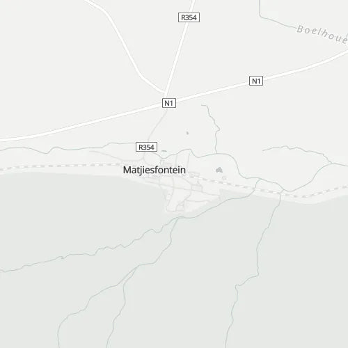 Map of Matjiesfontein