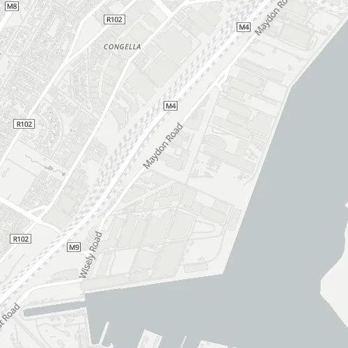 Map of Maydon Wharf