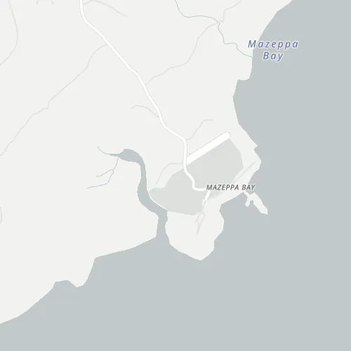 Map of Mazeppa Bay