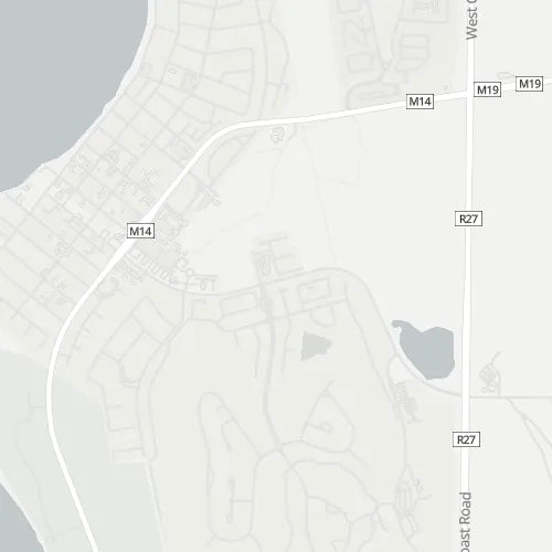 Map of Melkbosstrand