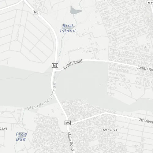 Map of Melville Koppies Nature Reserve