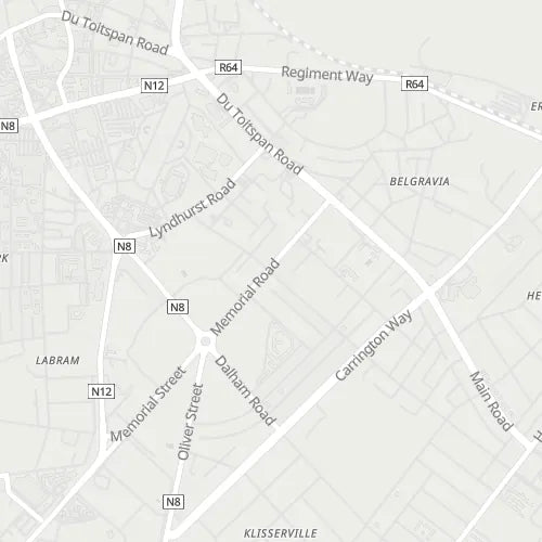 Map of Memorial Road Area