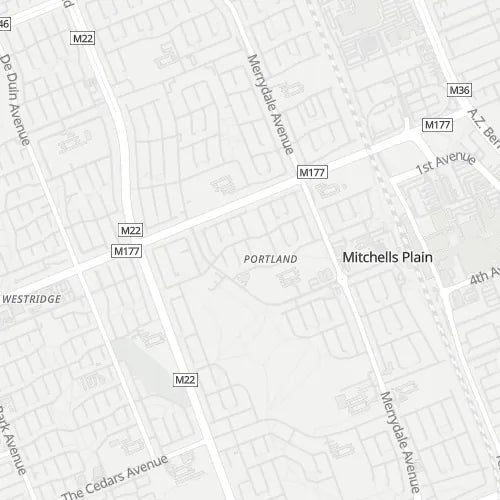 Map of Mitchell's Plain