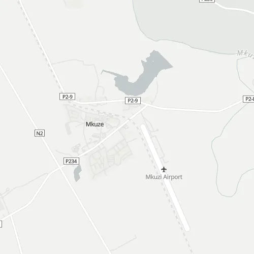 Map of Mkuze