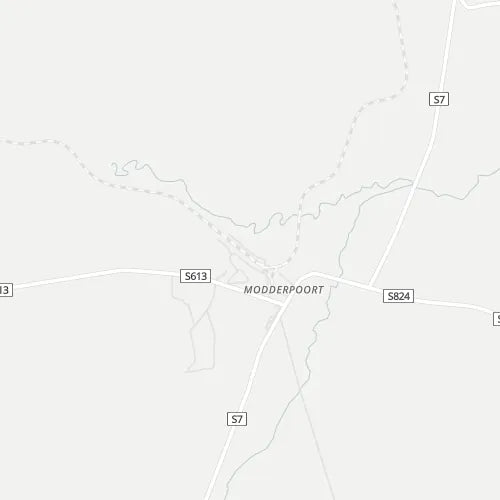 Map of Modderpoort