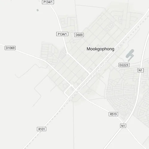 Map of Mookgopong (Naboomspruit)
