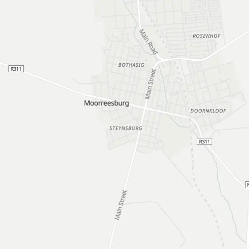 Map of Moorreesburg