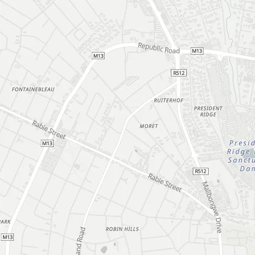 Map of Moret
