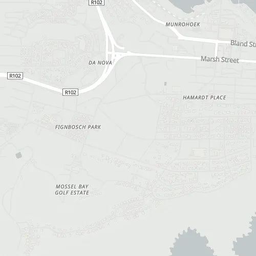 Map of Mossel Bay Central