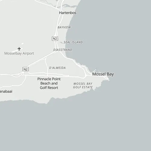 Map of Mossel Bay