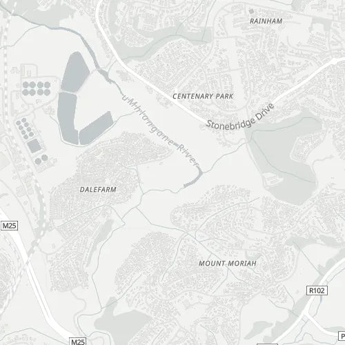 Map of Mount Moriah