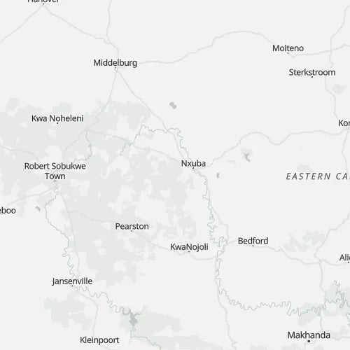 Map of Mountain Zebra National Park