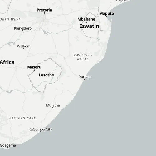 Map of Mpumalanga
