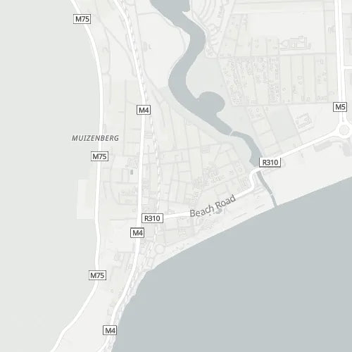 Map of Muizenberg