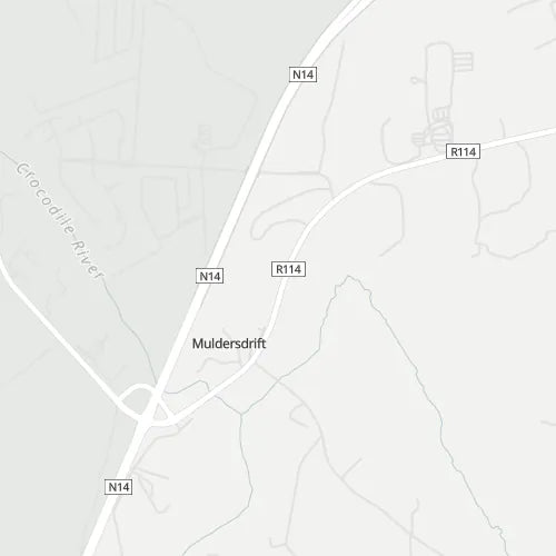 Map of Muldersdrift