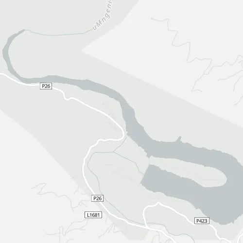 Map of Nagle Dam