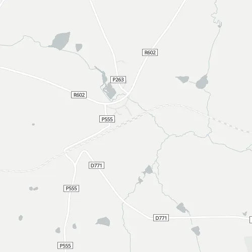 Map of Nambiti Private Game Reserve