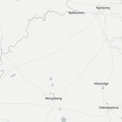 Map of Natal Midlands