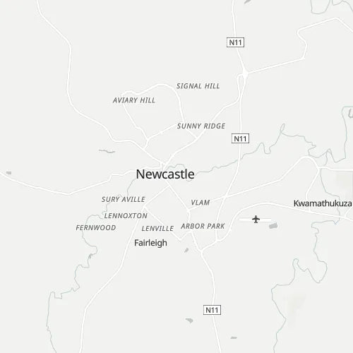 Map of Newcastle