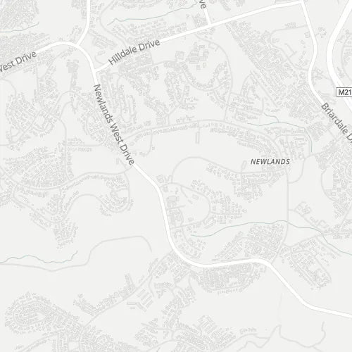 Map of Newlands West
