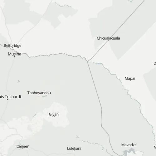 Map of North Kruger Park