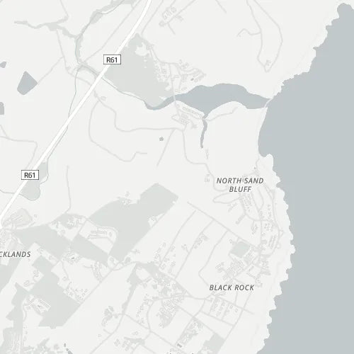 Map of North Sand Bluff