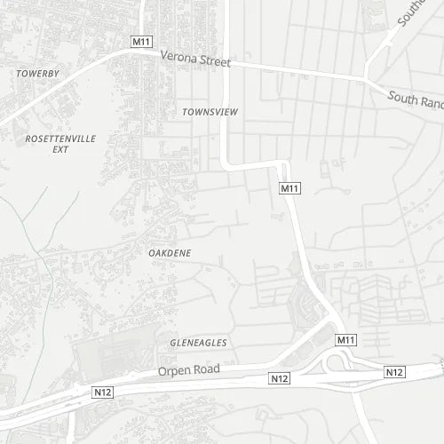 Map of Oakdene