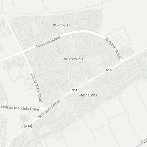 Map of Oosterville