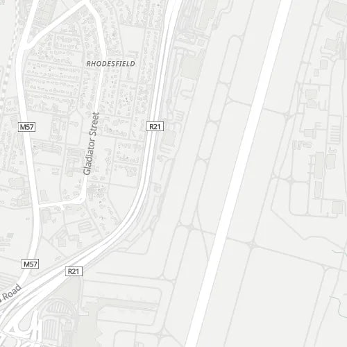 Map of OR Tambo International Airport