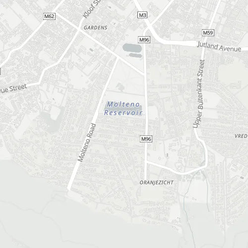 Map of Oranjezicht