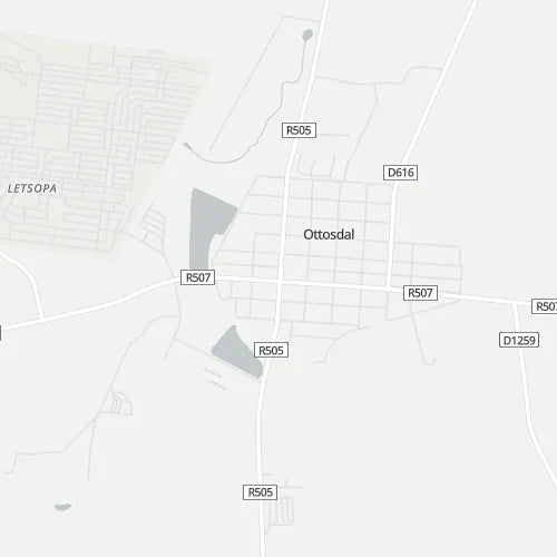 Map of Ottosdal