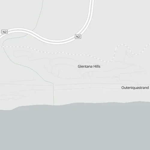 Map of Outeniqua Strand