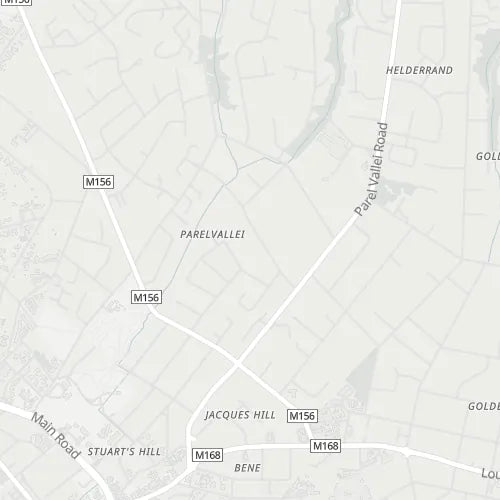 Map of Parel Vallei