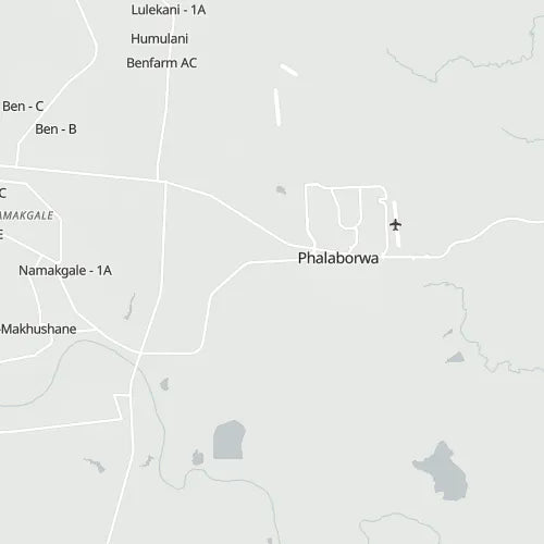 Map of Phalaborwa
