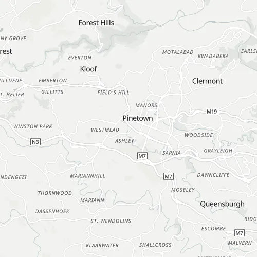 Map of Pinetown