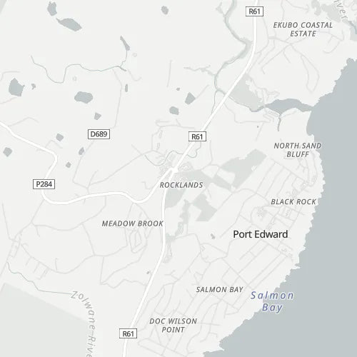 Map of Port Edward