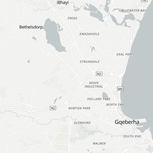 Map of Port Elizabeth