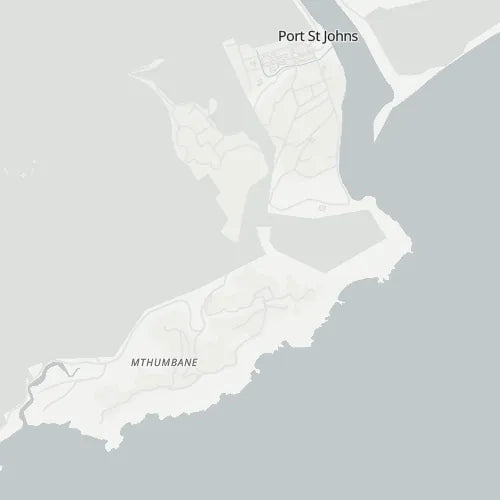 Map of Port St Johns