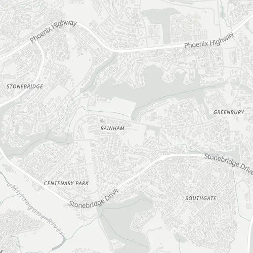Map of Rainham