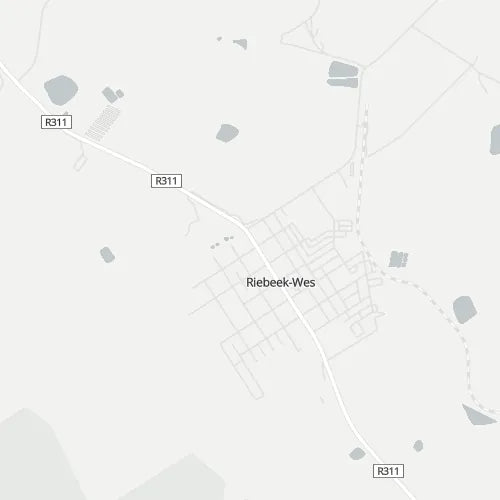 Map of Riebeek West