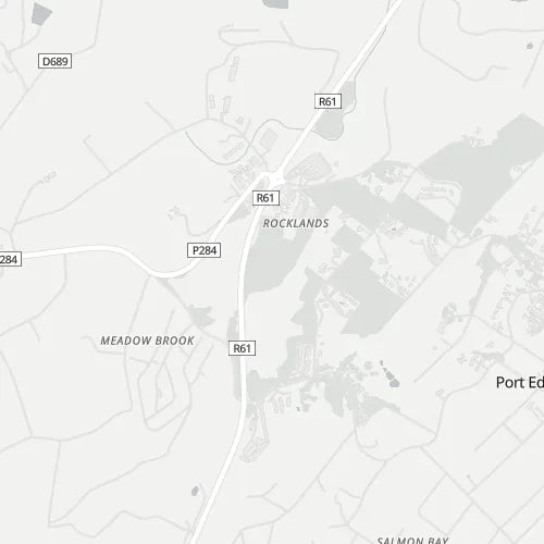 Map of Rocklands (Port Edward)