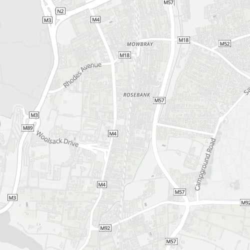 Map of Rosebank - CT