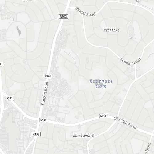 Map of Rosendal (Durbanville)
