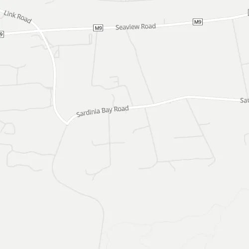Map of Sardinia Bay