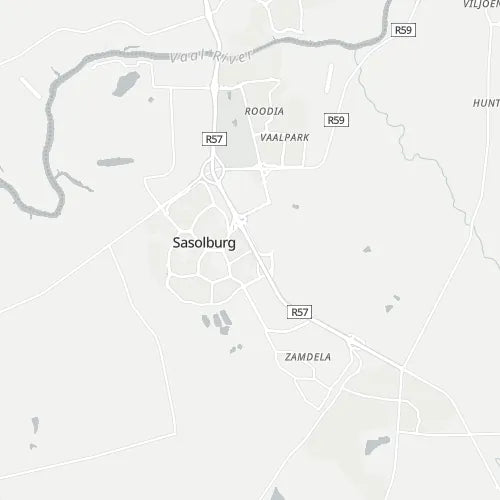 Map of Sasolburg