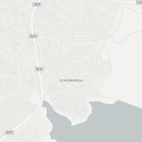 Map of Schoemansdal
