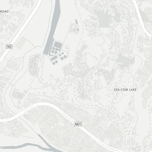 Map of Sea Cow Lake