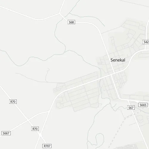 Map of Senekal