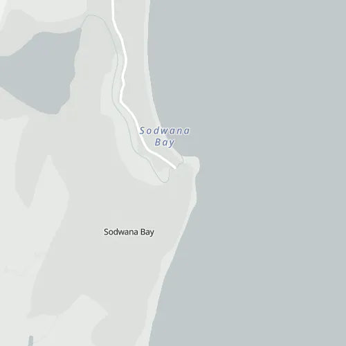 Map of Sodwana Bay