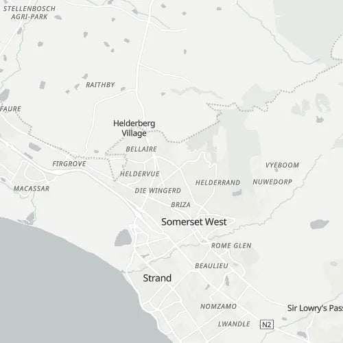 Map of Somerset West